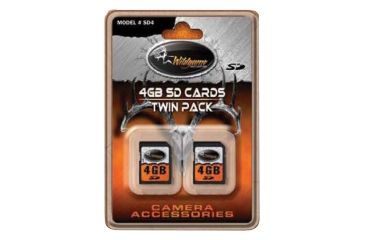 Image of Wildgame Innovations 2 Pack of 4GB SD Cards, BLACK, NA SD4