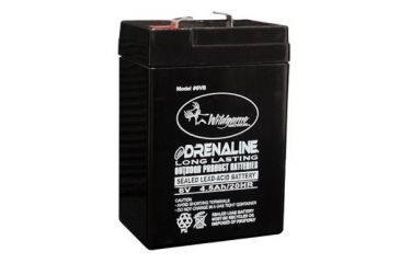 Image of Wildgame Innovations 6 Volt Rechargeable Battery - 6V/4.5A, Bulk Pack, Black 6VB