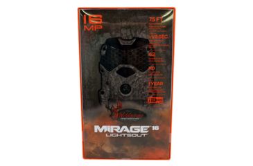 Image of Wildgame Innovations Mirage 16 Lightsout - 16 MP Micro Digital Trail Camera, Black Hex, M16B20-7