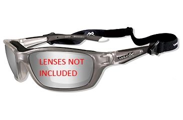 Image of Wiley X Brick Sunglasses Frame ONLY, Crystal Metallic 855F