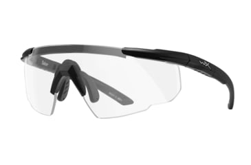Image of Wiley X Changeable Series Saber Advanced Safety Glasses, Matte Black Frame, Clear Lens, 303
