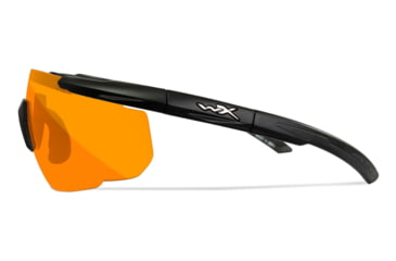 Image of Wiley X Changeable Series Saber Advanced Safety Glasses, Matte Black Frame, Grey Clear Rust Lens, 308