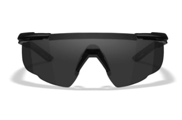 Image of Wiley X Changeable Series Saber Advanced Safety Glasses, Matte Black Frame, Grey Lens, 302