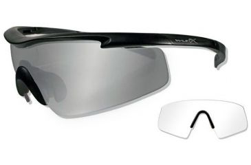 Image of Wiley X PT-3 Sunglasses w/ 2 Lens Set - Smoke and Clear PT-3SC