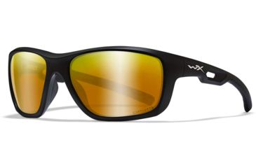 Image of Wiley X WX Aspect - Captivate - Polarized Bronze Mirror/ Matte Black Frame, ACASP04