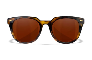 Image of Wiley X WX Ultra Sunglasses - Womens, Captivate Polarized Copper/Gloss Demi/Gloss Black , AC6ULT06