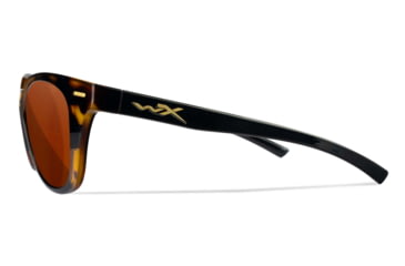Image of Wiley X WX Ultra Sunglasses - Womens, Captivate Polarized Copper/Gloss Demi/Gloss Black , AC6ULT06