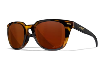 Image of Wiley X WX Ultra Sunglasses - Womens, Captivate Polarized Copper/Gloss Demi/Gloss Black , AC6ULT06