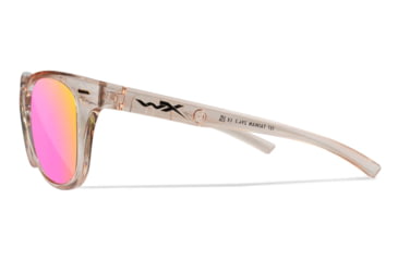 Image of Wiley X WX Ultra Sunglasses - Womens, Captivate Polarized Rose Gold Mirror/Gloss Crystal, AC6ULT10