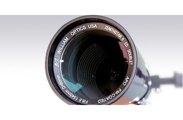 Image of William Optics ZenithStar 80mm II ED APO Doublet f/6.8 Refractor Telescope, Aluminum Case &amp; 2" CF Dielectric Diagonal ZS80-ED-2DIE