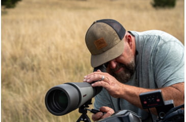 Image of Winchester Supreme Optics W20-60x65mm Spotting Scope, Angled, Black/Gray, WQ-SS-SPRM12-20-60x65