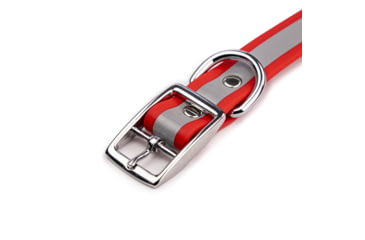 Image of Winchester Pet King Buck Core D Ring High Visibility Reflective Collar, Red, M/L, KB-DRC-RD-M/L-1