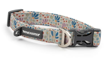 Image of Winchester Pet Printed Collar, Abstract Floral, M, WP-PC-AF-M-1