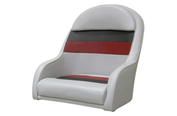 Image of Wise Deluxe Bucket Seat /Charcoal/Red, Grey, 8WD120LS-1012
