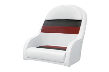 Image of Wise Deluxe Bucket Seat /Charcoal/Red, White, 8WD120LS-1009