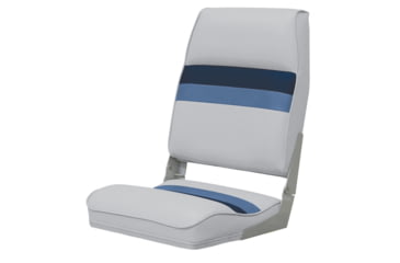 Image of Wise Deluxe High Back Boat Seat /Navy/Blue, Grey, 8WD434LS-1011