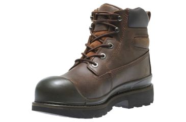 Image of Wolverine Crawford Waterproof Steel-Toe 6in Work Boot - Mens, Brown, 7 US, Medium, W04661-7M