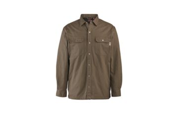 Image of Wolverine Floorhand SJ Shirt - Men's, Dark Bison, Medium W1205610-237-M