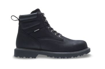 Image of Wolverine Floorhand Waterproof 6in Work Boot - Mens, Black, 7.5 US, Medium, W10691-7.5M