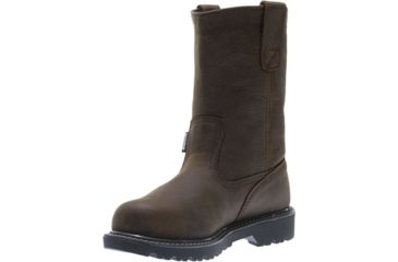 Image of Wolverine Floorhand Waterproof Steel-Toe 10in Wellington Boot - Womens, Dark Brown, 10 US, Medium, W10699-10M