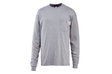 Image of Wolverine FR Tee Long Sleeve Sweater - Men's, Ash, Small W1203290-025-S