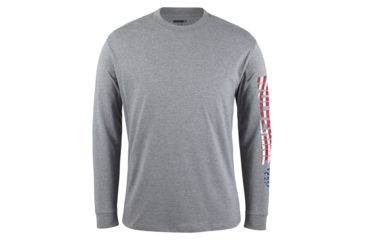 Image of Wolverine Graphic Logo Long Sleeve Shirt - Men's, Ash, Medium W1205440-025-M