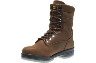 Image of Wolverine I-90 DuraShocks Waterproof Insulated Steel-Toe 8in Work Boot - Mens, Stone, 10.5 US, Medium, W03295-10.5M