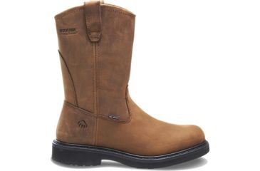 Image of Wolverine Ingham DuraShocks Wellington Boot - Mens, Dark Brown, 7 US, Medium, W06684-7M