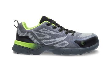 Image of Wolverine Jetstream 2 CarbonMAX Safety Toe Shoe - Mens, Grey/Green, 7.5 US, Medium, W10805-7.5M