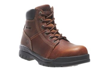Image of Wolverine Marquette Steel-Toe 6in Work Boot - Mens, Walnut, 7.5 US, Medium, W04713-7.5M