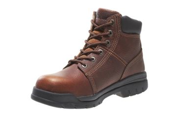 Image of Wolverine Marquette Steel-Toe 6in Work Boot - Mens, Walnut, 7.5 US, Medium, W04713-7.5M