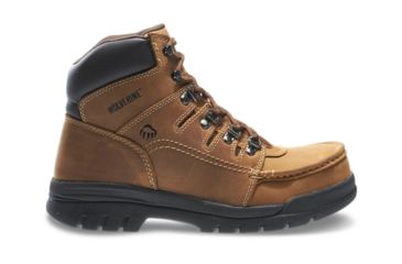 Image of Wolverine Potomac English Moc Steel-Toe 6in Work Boot - Mens, Brown, 8.5 US, Extra Wide, W04349-8.5EW