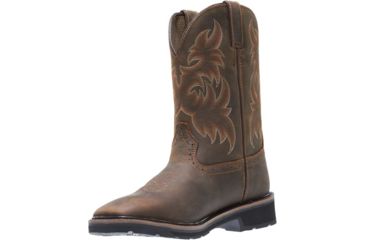 Image of Wolverine Rancher Square-Toe Steel-Toe Wellington Boot - Mens, Dark Brown/Rust, 7 US, Medium, W10702-7M