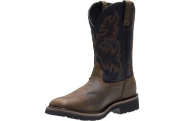 Image of Wolverine Rancher Waterproof Wellington Boot - Mens, Black/Brown, 11 US, Extra Wide, W10768-11EW