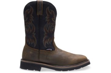 Image of Wolverine Rancher Waterproof Wellington Boot - Mens, Black/Brown, 11 US, Extra Wide, W10768-11EW