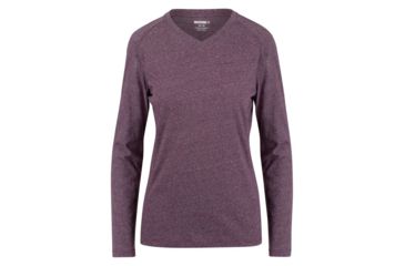 Image of Wolverine Wmns Edge Long Sleeve Shirt - Women's, Dk Plum Heather, Small W1205700-510-S