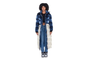 Image of Woodpecker Bird of Paradise Coat - Womens, Blue/Clay with Pink Trim, Medium, 688130588737