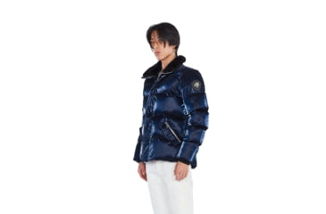 Image of Woodpecker Bumnester 3/4 Coat - Mens, All Wet Navy w/ Gold Trim, 3XL, 688130588010