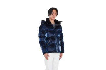Image of Woodpecker Bumnester 3/4 Coat - Mens, All Wet Navy w/ Gold Trim, 3XL, 688130588010