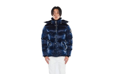 Image of Woodpecker Bumnester 3/4 Coat - Mens, All Wet Navy w/ Gold Trim, 3XL, 688130588010
