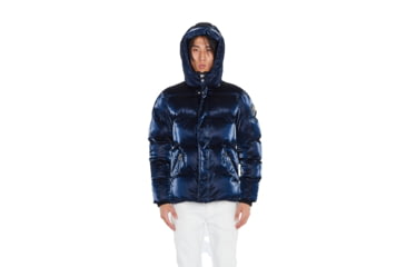 Image of Woodpecker Bumnester 3/4 Coat - Mens, All Wet Navy w/ Gold Trim, 3XL, 688130588010