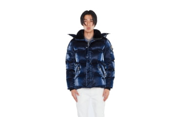 Image of Woodpecker Bumnester 3/4 Coat - Mens, All Wet Navy w/ Gold Trim, 3XL, 688130588010