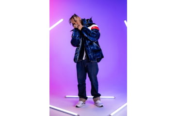 Image of Woodpecker Bumnester 3/4 Coat - Mens, Red Winged/Navy Red White, XXL, WPM002-RW -XXL