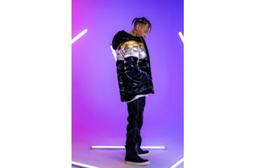 Image of Woodpecker Medium Weight Sparrow Coat - Mens, Firebird/Black Gold, XL, WPM004-FB-XL