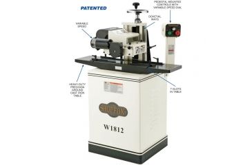 Image of Shop Fox 7in Planer / Moulder with Stand, W1812
