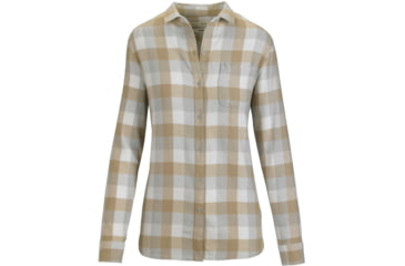 Image of Woolrich Eco Rich Pemberton Boyfriend Shirt, Salt Water Grey, Small 2211-WX-R-ECO RICH PEMBERTON B-S