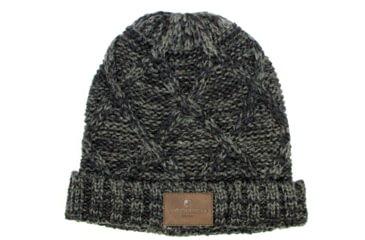 Image of Woolrich Marled Cable Cuff Hat, Black, One Size, Q16017-Black
