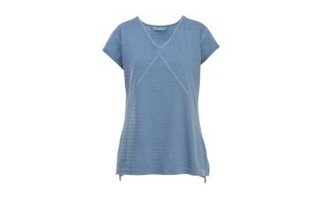Image of Woolrich Meadow Forks Women's Short Sleeve Tee Shirt, Bluestone, 7053