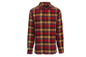 Image of Woolrich Men's Oxbow Bend Flannel Shirt, Red Multi, L 6111-RML-REDMULTI-L-DEMO