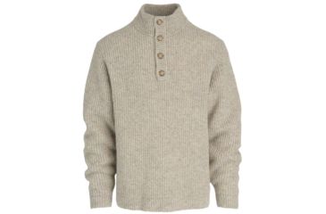 Image of Woolrich The Sweater - Men's-Oatmeal Heather-Large